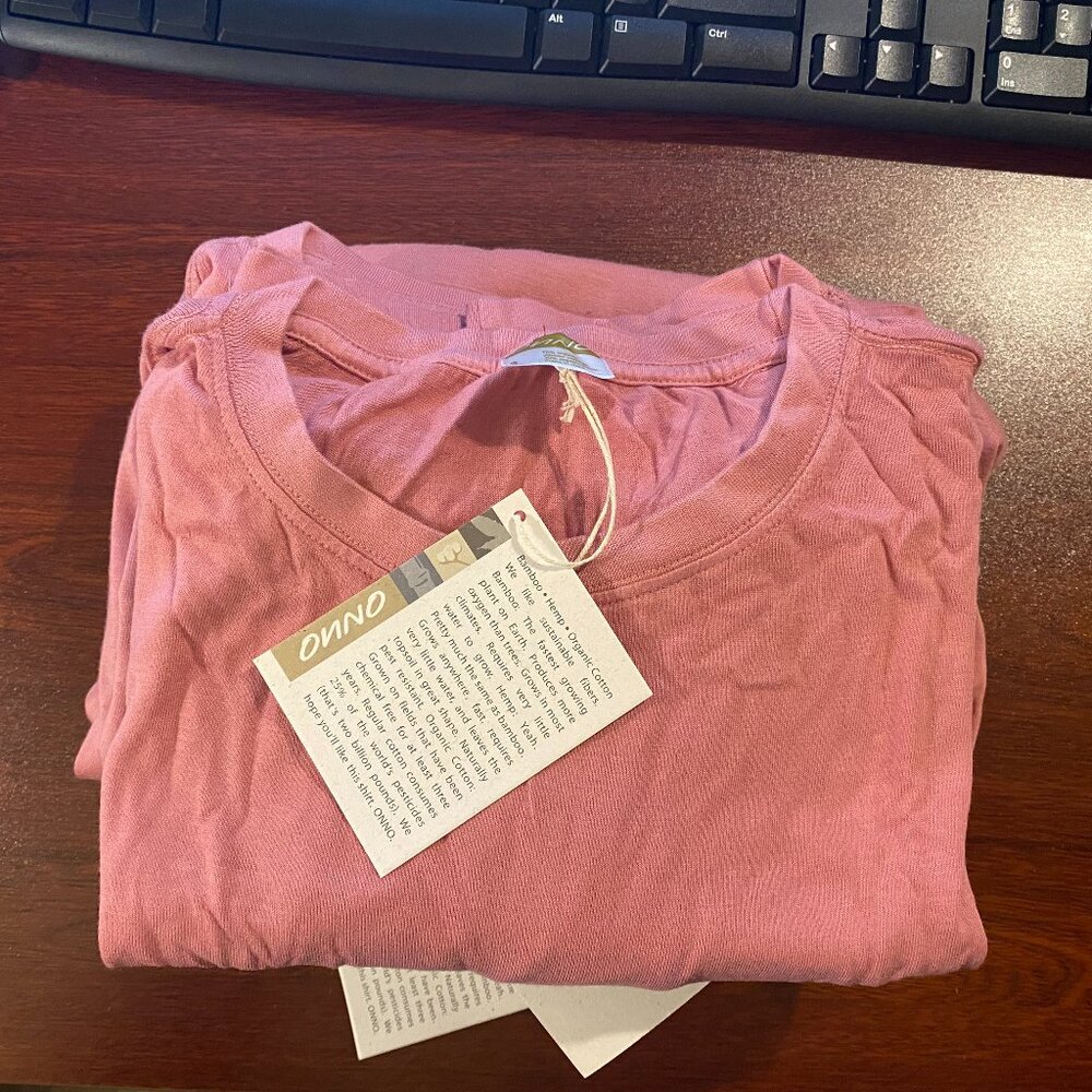 Men's Onno Short Sleeve Bamboo T-Shirt Vintage Pink